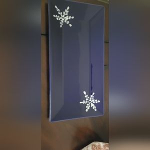 Crate & barrel rectangular platter